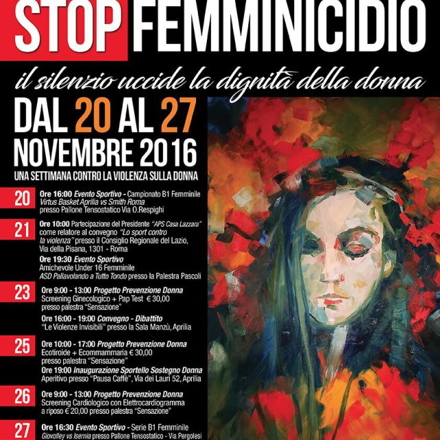 Stop Femminicidio 2016